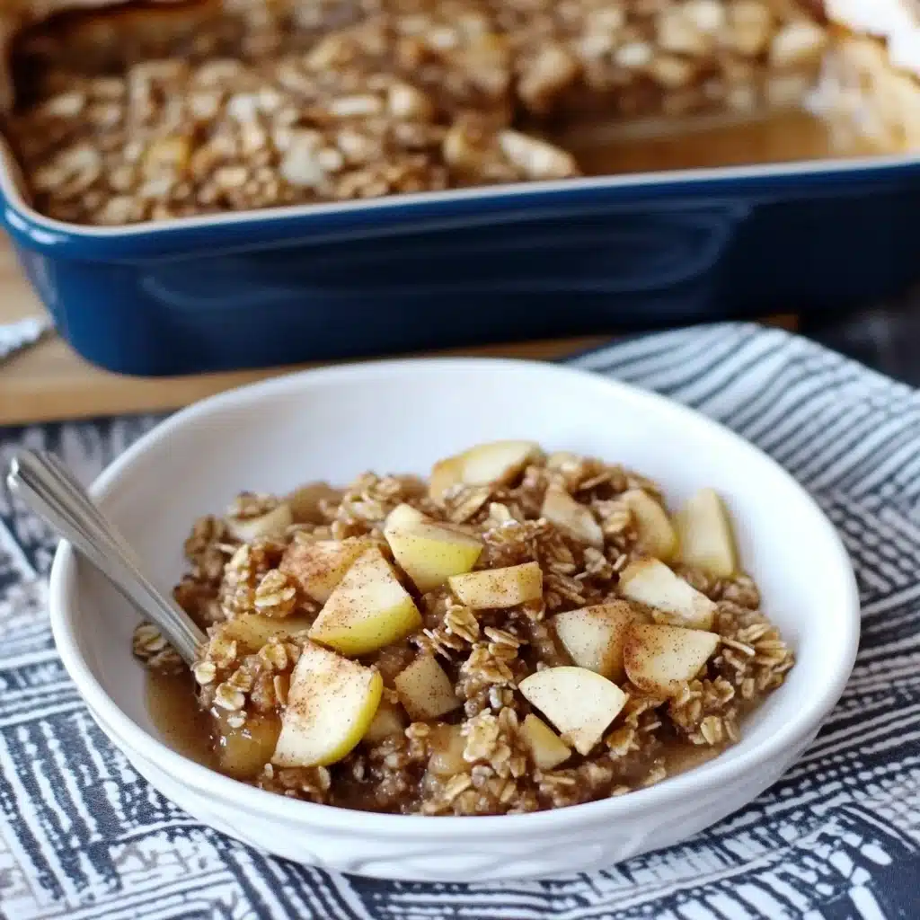 Amish Style Apple Cinnamon Baked Oatmeal