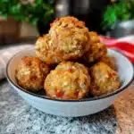 Rotel Cream Cheese Sausage Balls