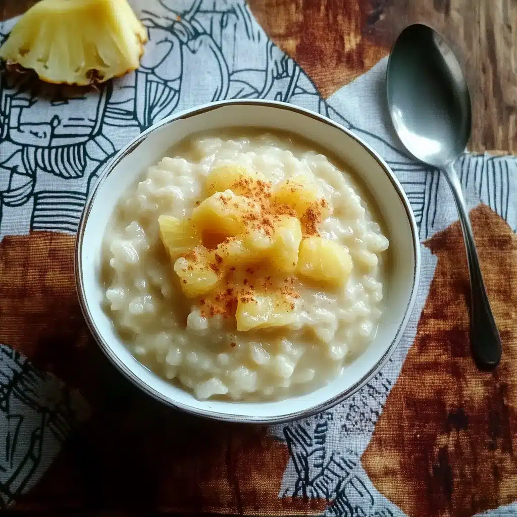 Pineapple Rice Pudding