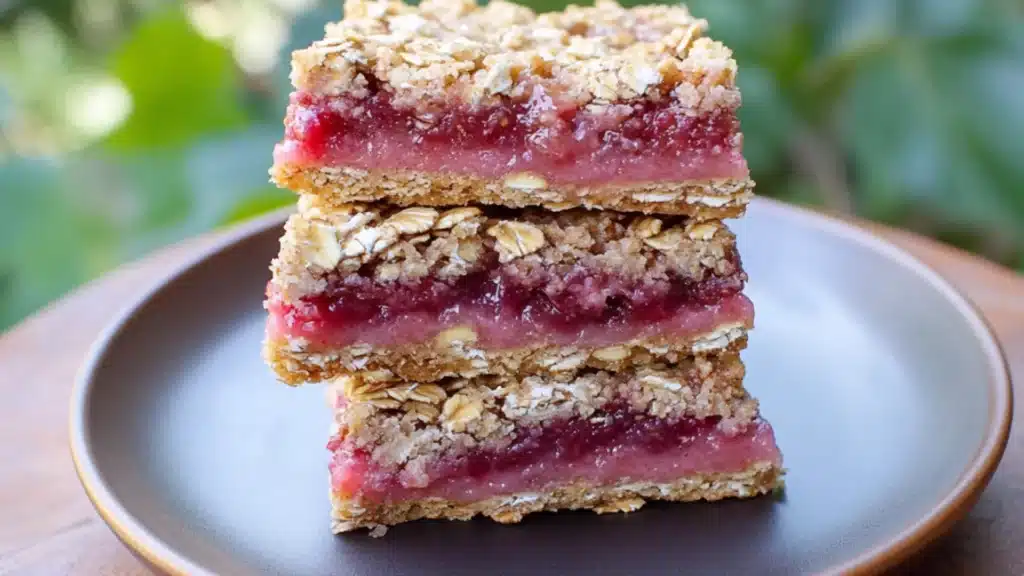 Strawberry Oatmeal Bars