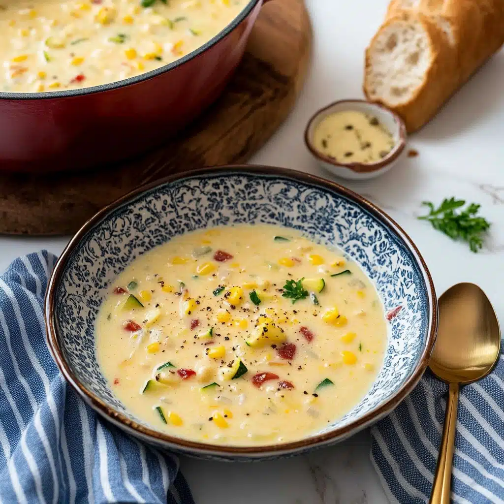 Summer Corn and Zucchini Chowder