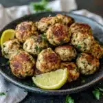 Low Carb Spinach Chicken Meatballs