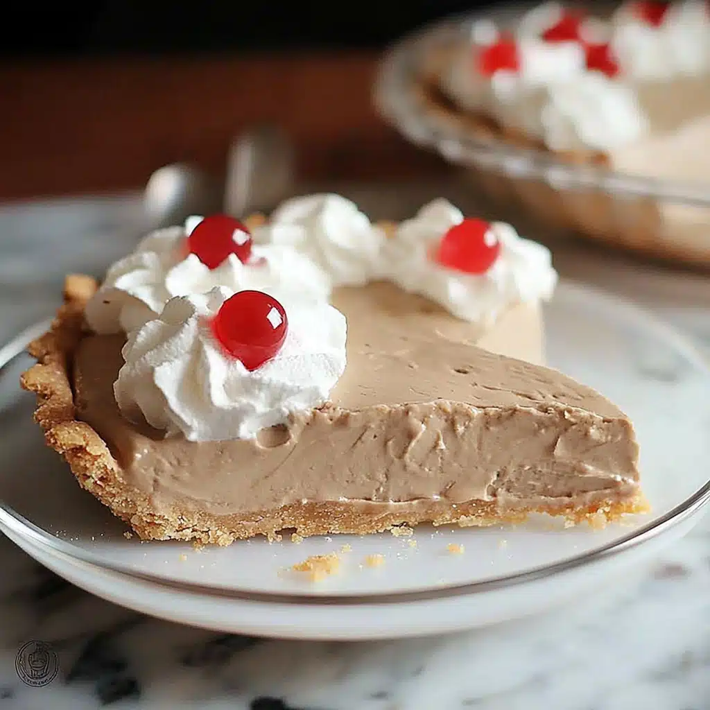 Root Beer Float No Bake Pie