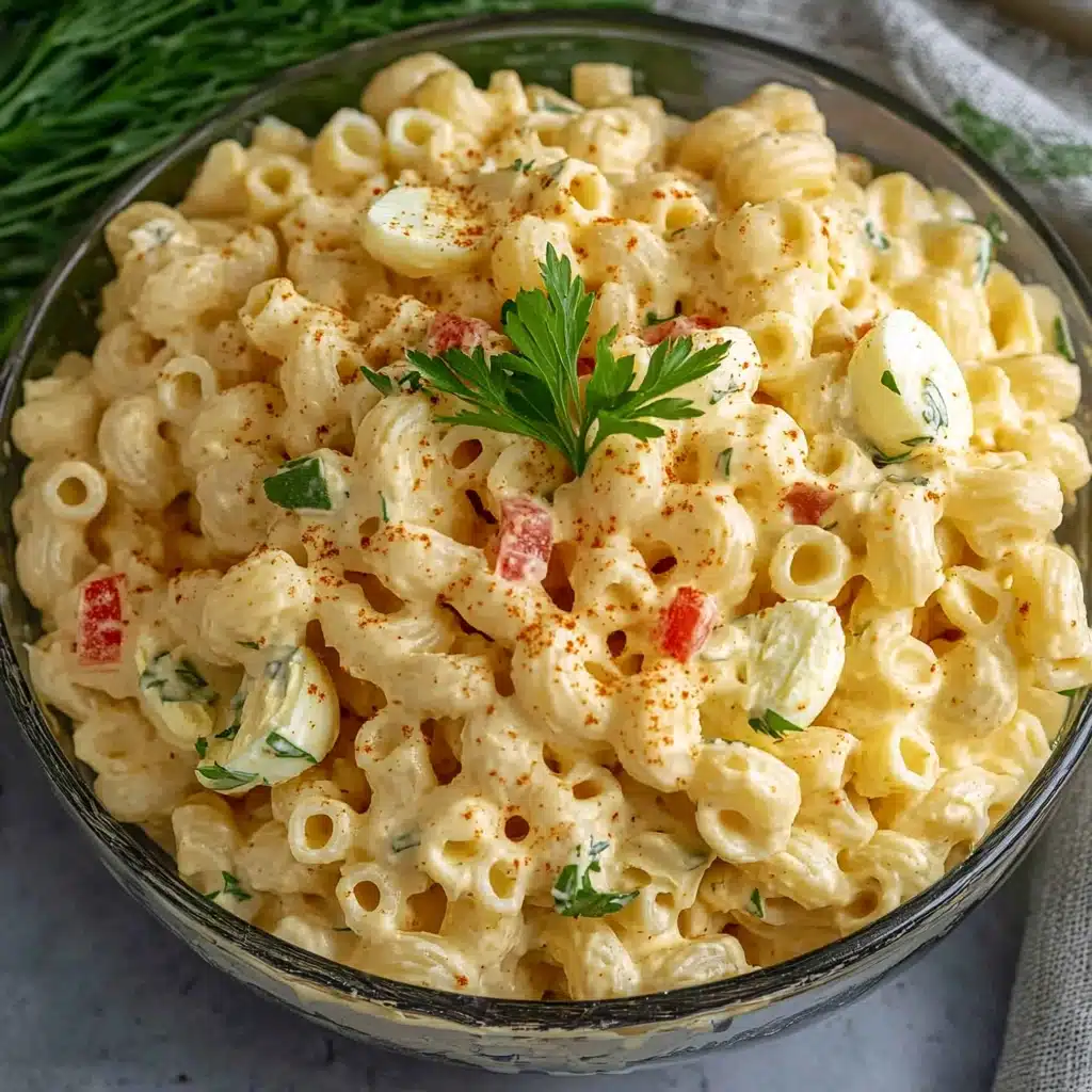 Deviled Egg Mac Salad