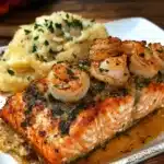 Crab And Shrimp Stuffed Salmon