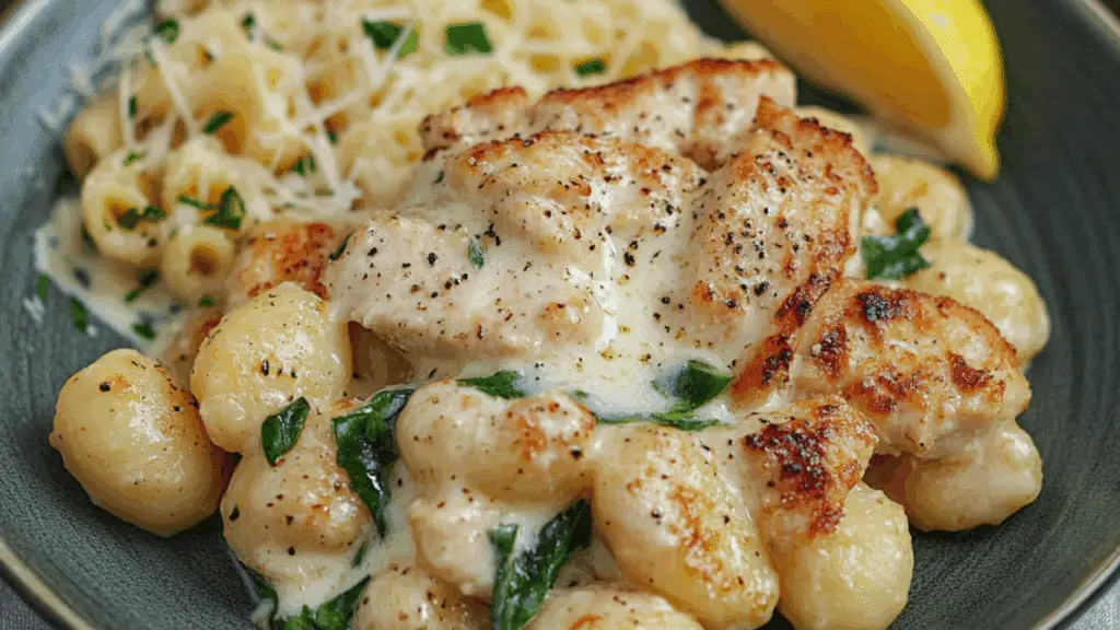 Asiago Chicken and Gnocchi