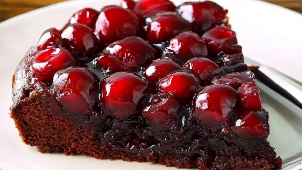 Upside Down Chocolate Cake