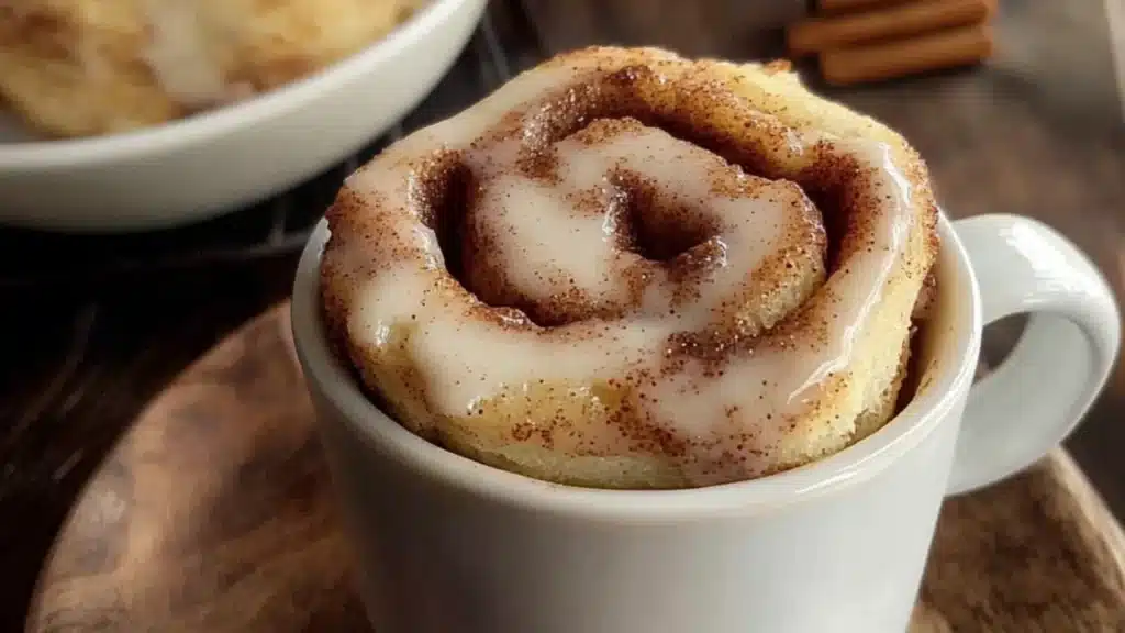 Cinnamon Roll In A Mug
