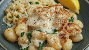 Asiago Chicken and Gnocchi