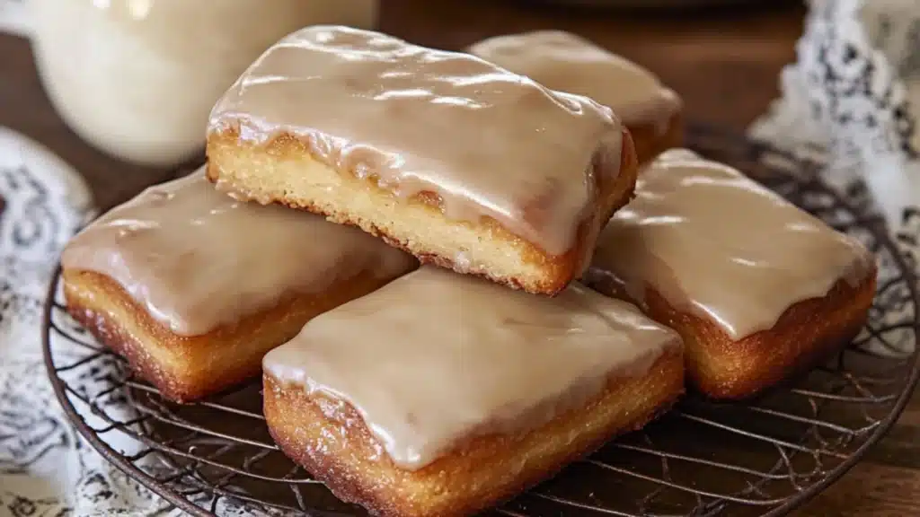 Maple Donut Bars