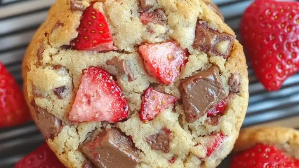 Healthy Strawberry Cookies