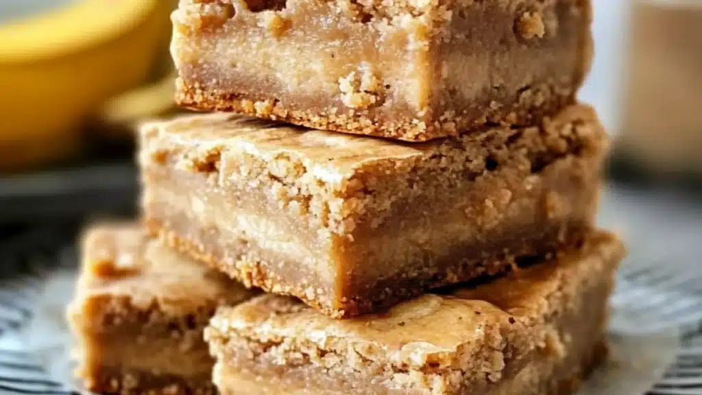 Banana Blondies Dessert Recipes