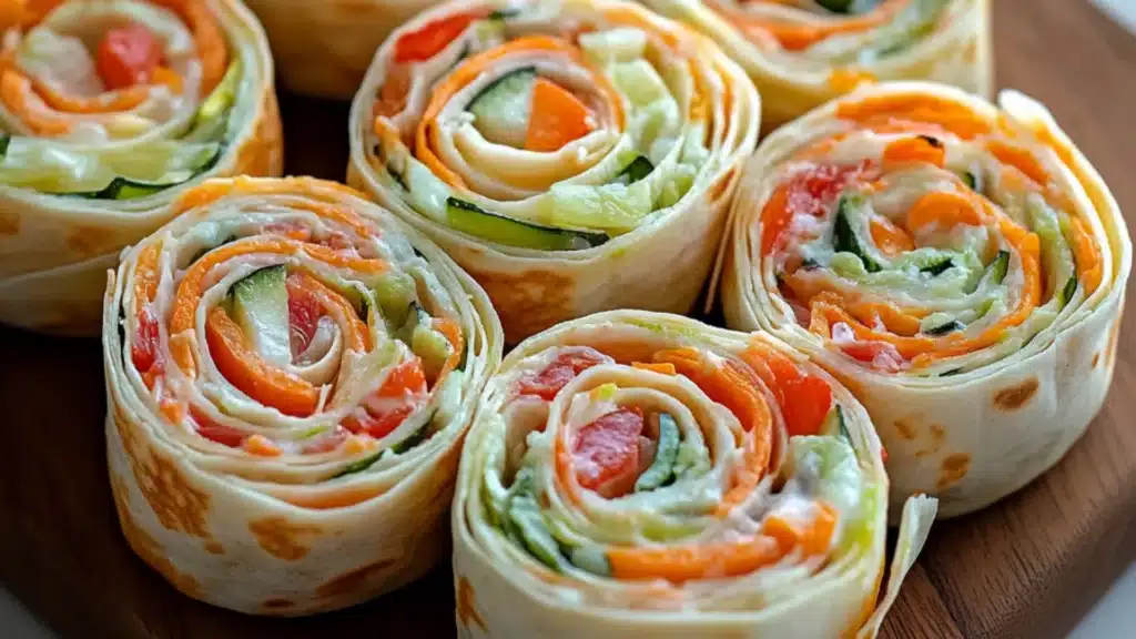 Vegetable Tortilla Roll Ups