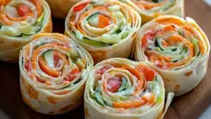 Vegetable Tortilla Roll Ups