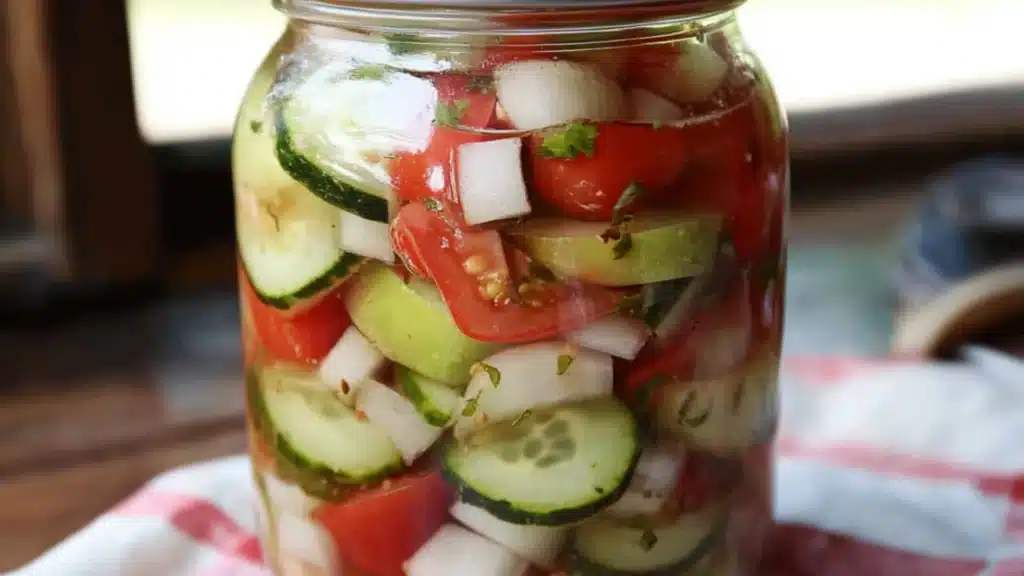 German Cucumber Tomato Salad