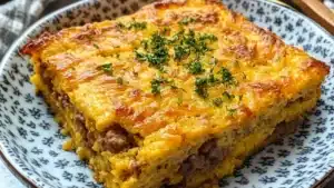 Pancakes And Sausage Casserole