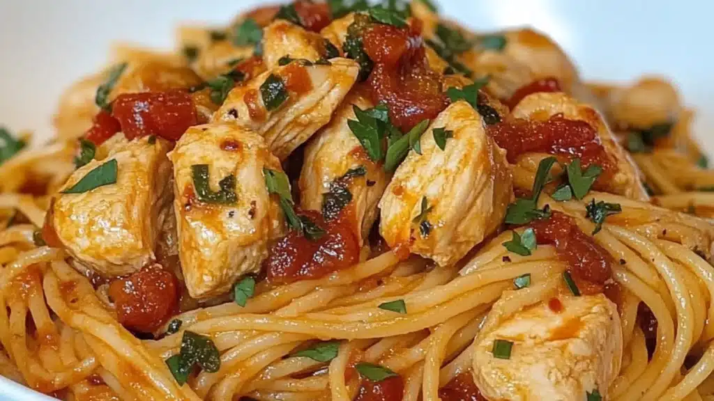 Monterey Chicken Spaghetti