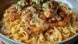 Chicken with Buttered Noodles