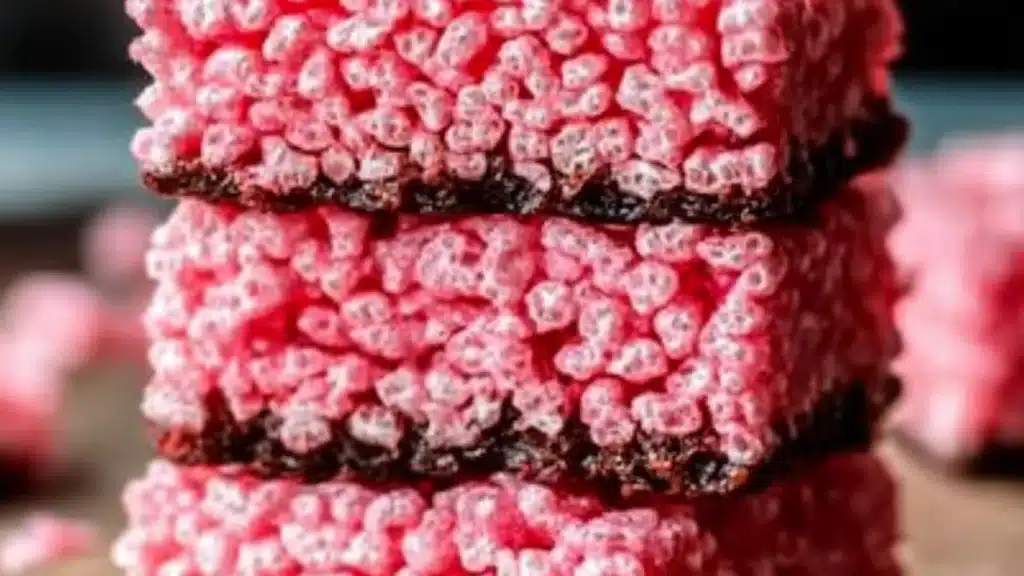 Cherry Rice Krispie Treats