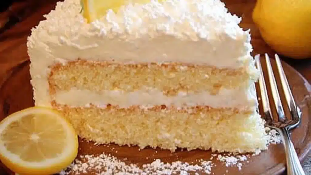 Southern Lemon Cheese Layer Cake