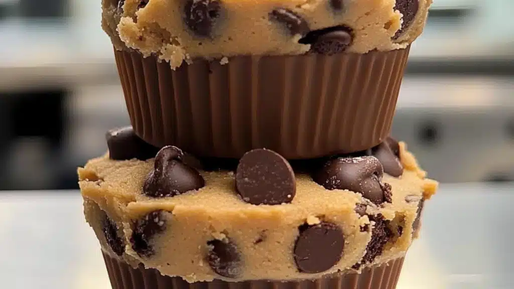 Chocolate Chip Cookie Dough Cups