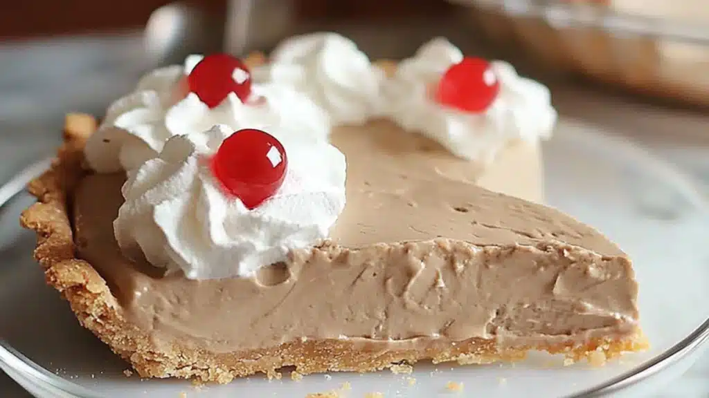 Root Beer Float No Bake Pie