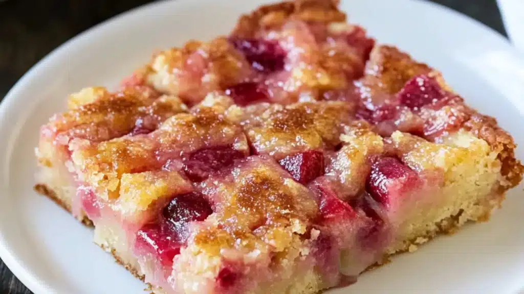 Rhubarb Kuchen