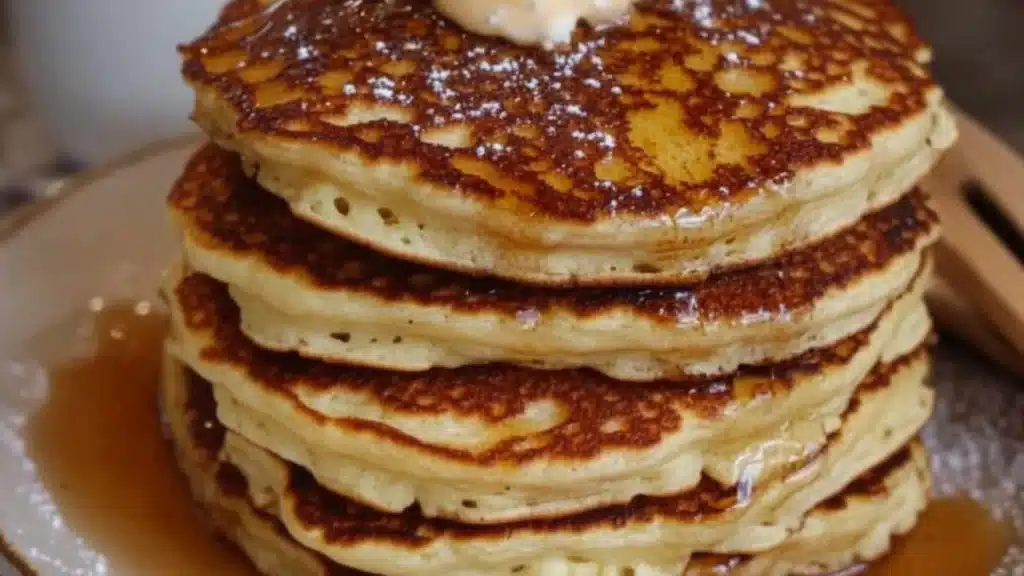 Flourless Cottage Cheese Pancakes
