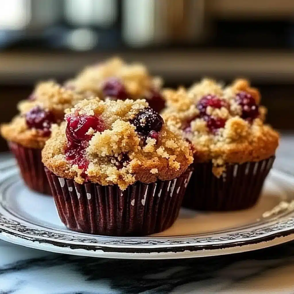 Cherry Cobbler Muffins