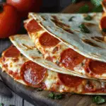 Pepperoni Pizza Quesadilla