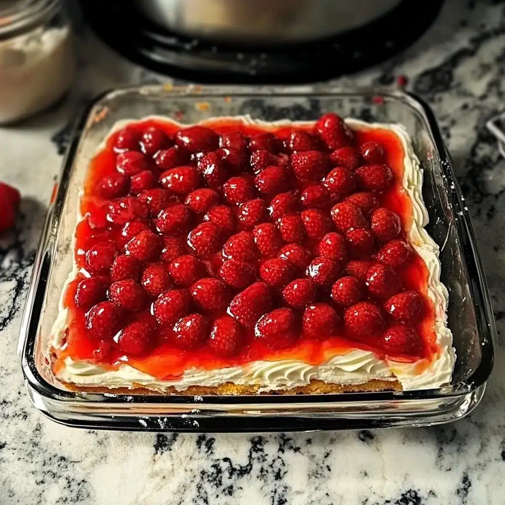 Strawberry Eclair Cake
