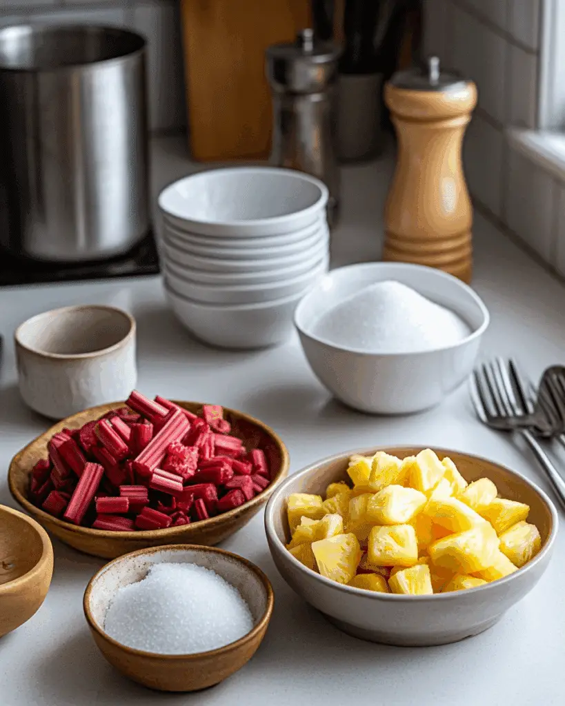 Rhubarb Pineapple Jam