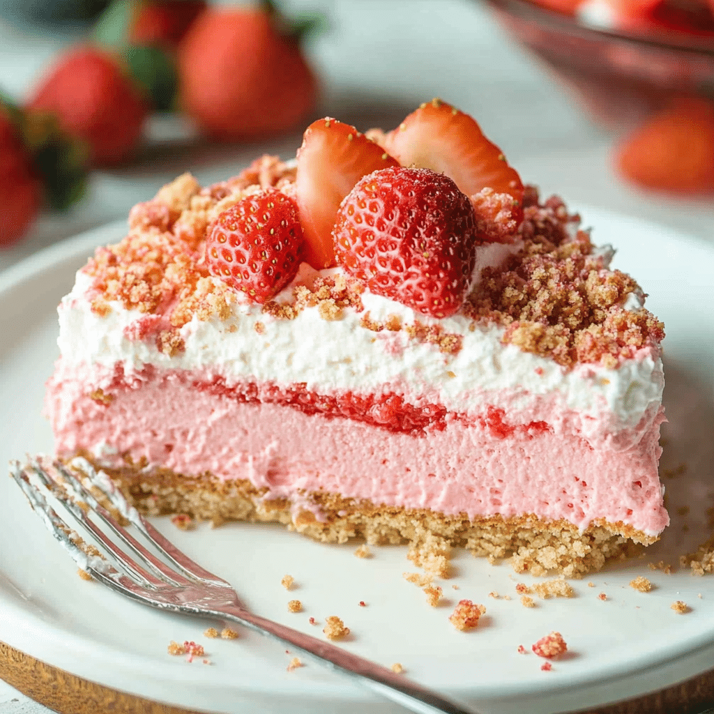 Strawberry Crunch Cheesecake