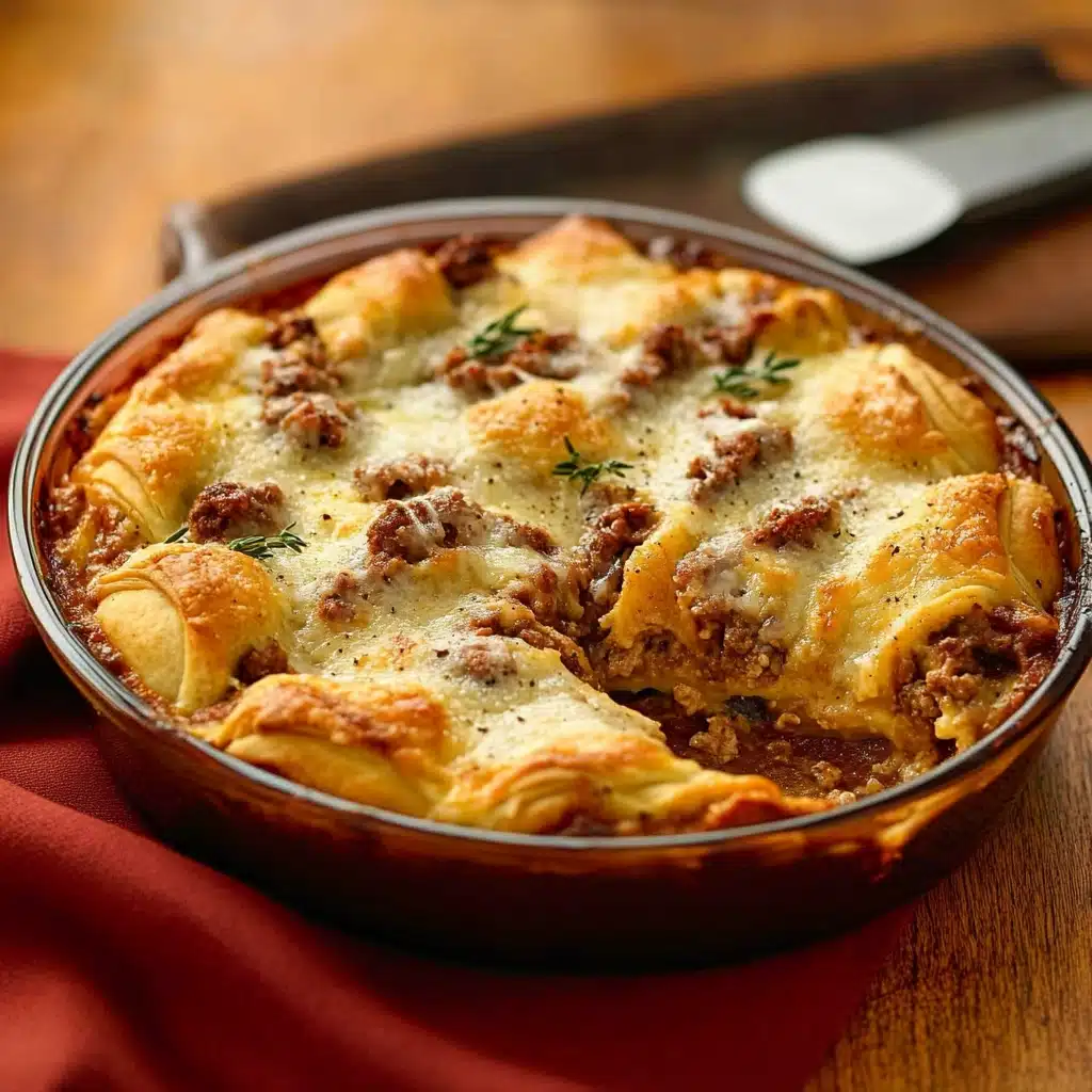 Italian Crescent Casserole