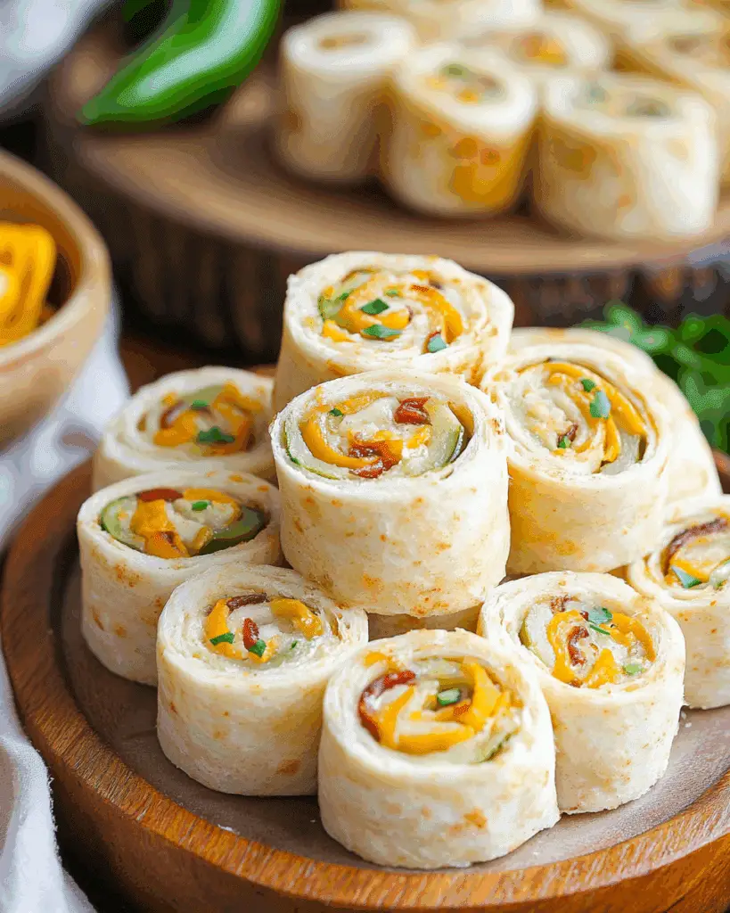 Jalapeno Popper Pinwheels