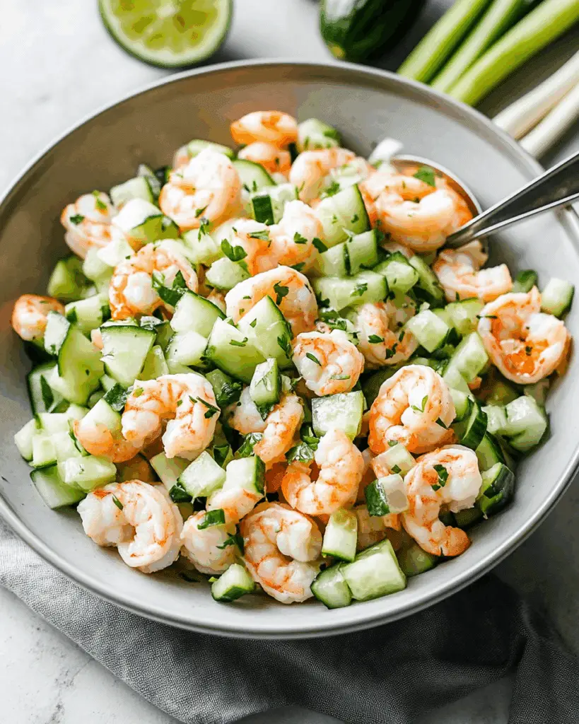 Cucumber Shrimp Salad