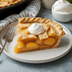 Peach Pie with Canned Peaches