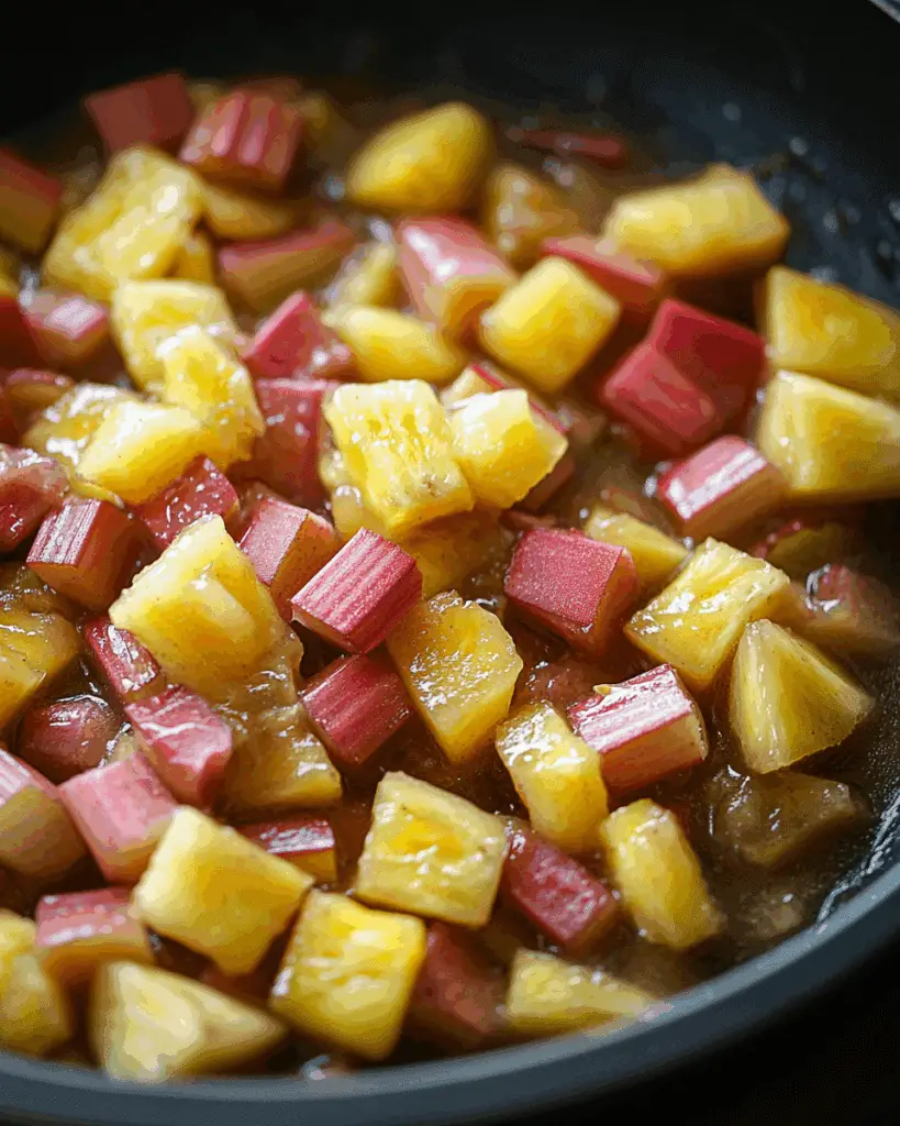 Rhubarb Pineapple Jam