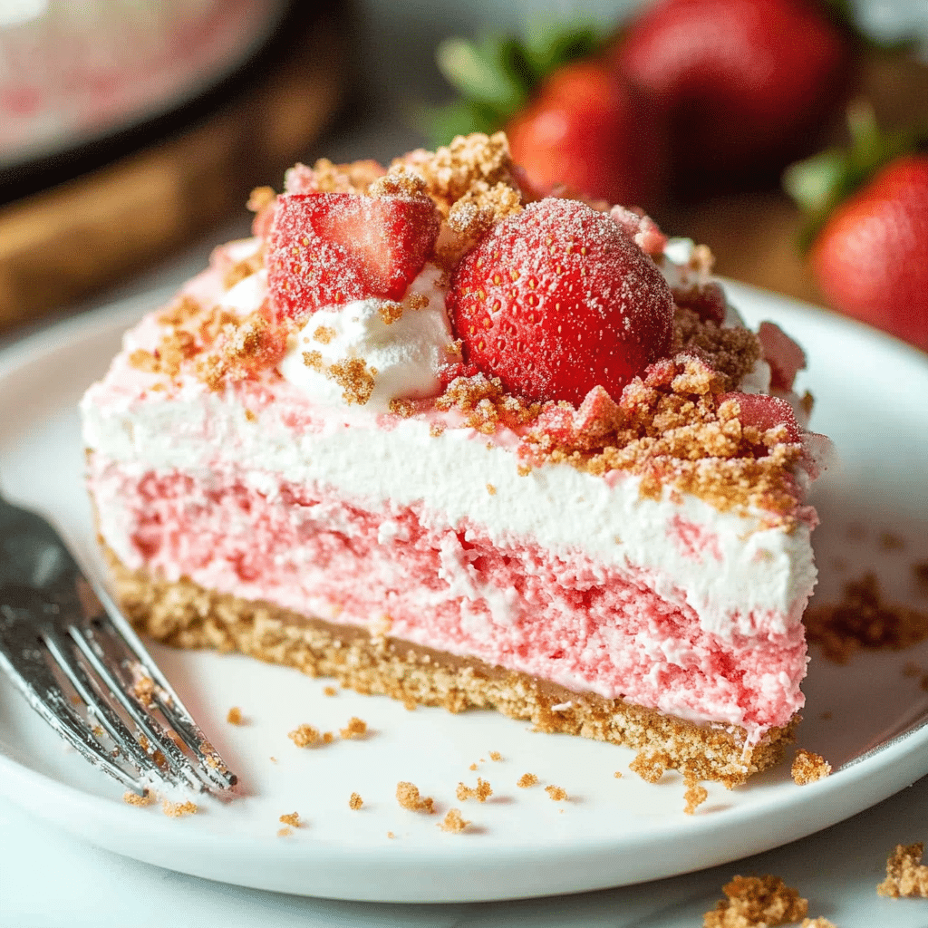 Strawberry Crunch Cheesecake