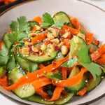 Quick Thai Carrot and Cucumber Ribbon Salad