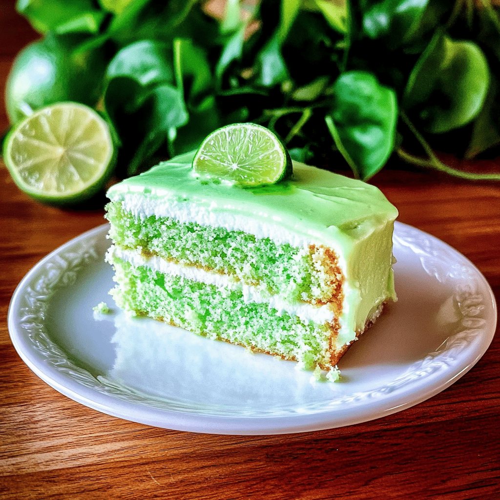 green cake (lime cake)
