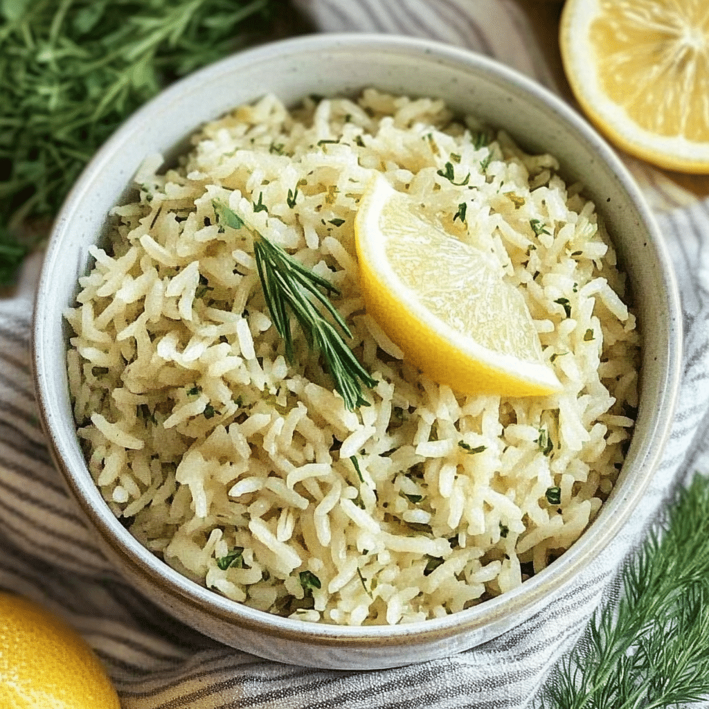 Herb Lemon Rice Recipe