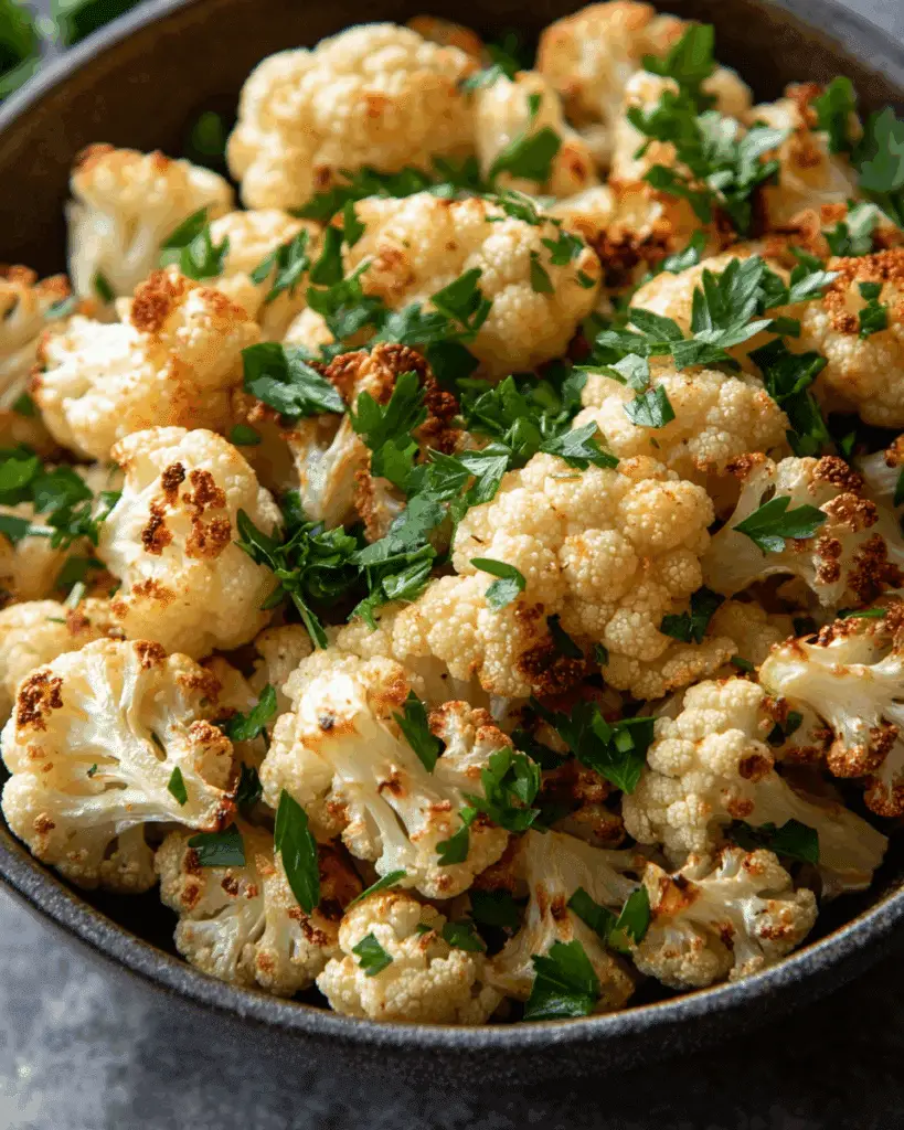 Parmesan Roasted Cauliflower