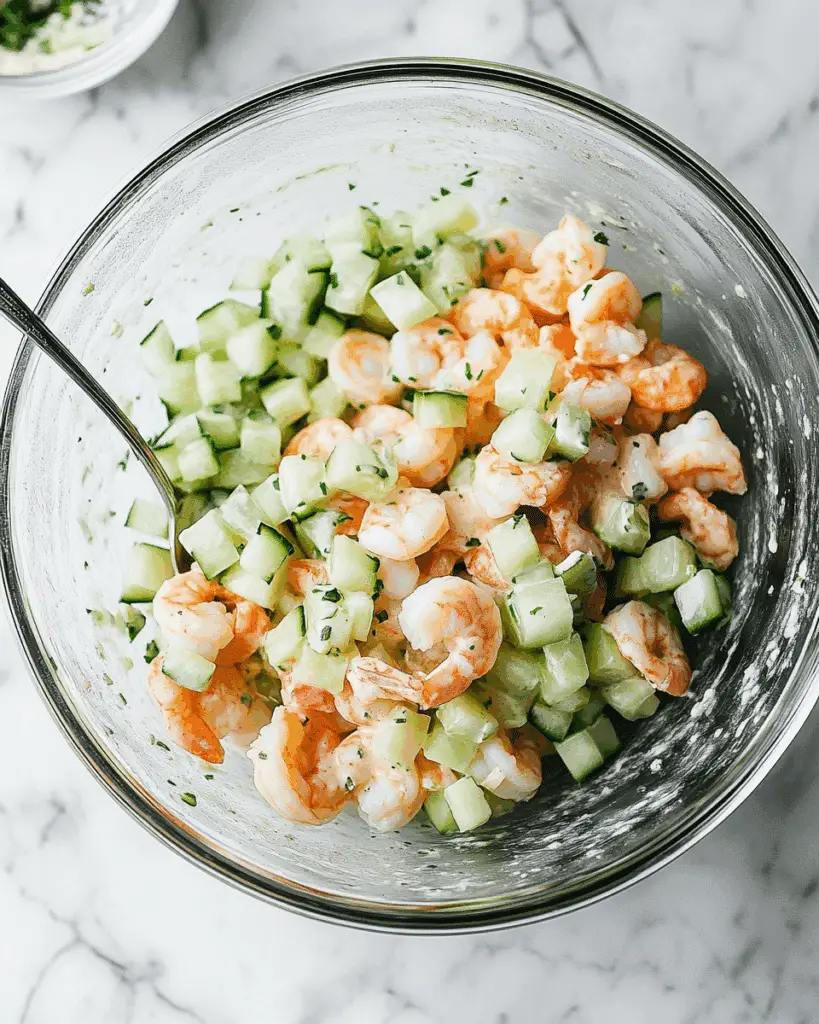 Cucumber Shrimp Salad