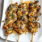 Garlic Parmesan Chicken Skewers