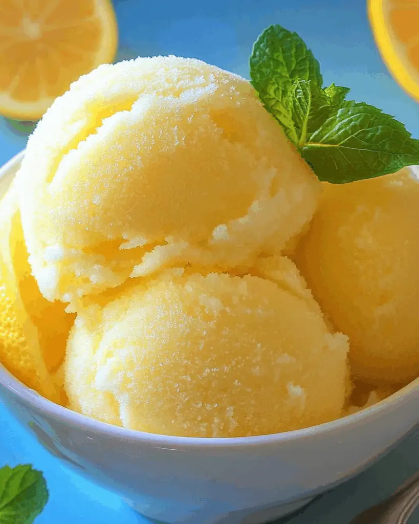 Lemon Sorbet