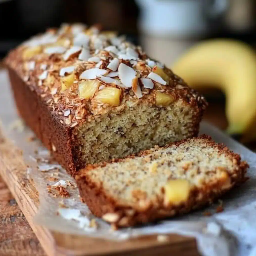 Best Hawaiian Banana Bread with Pineapple and Coconut