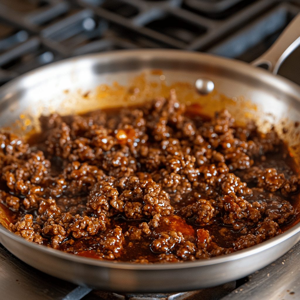 Korean Ground Beef Egg Rolls