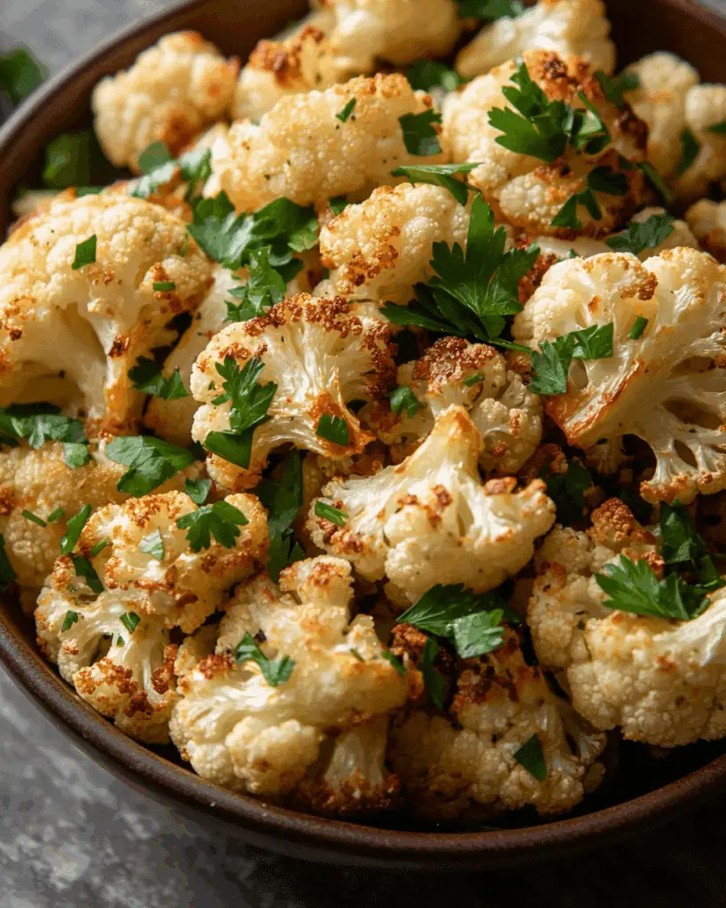 Parmesan Roasted Cauliflower