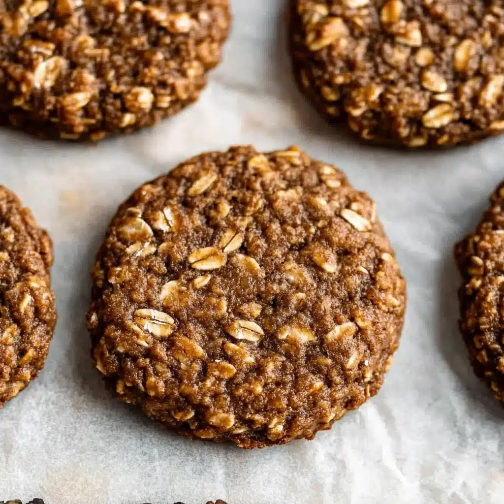 Healthy Gingerbread Oatmeal Breakfast Cookies
